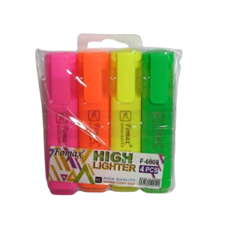 Pochette de 4 Surligneur Fomax