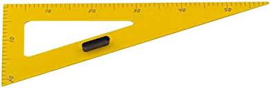 Equerre a Tableau Plastique Jaune