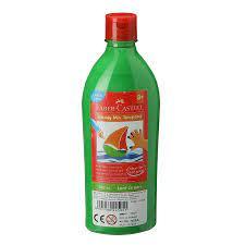 Bouteille de Peinture 500 ML Tempera Vert Claire