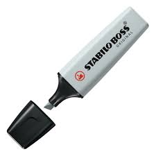 Fluorescent Stabilo Boss - Original Pastel - Gris