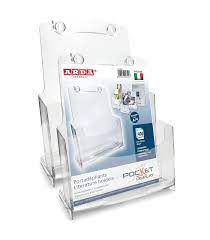 Porte Dépliants A4 Cristal Transparent 237*283*120