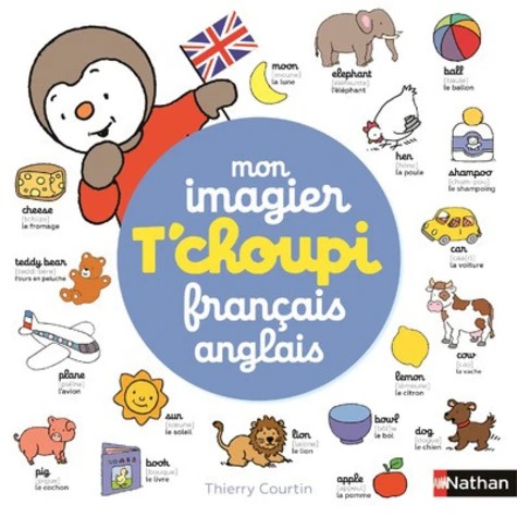 Mon imagier T'choupi français-anglais