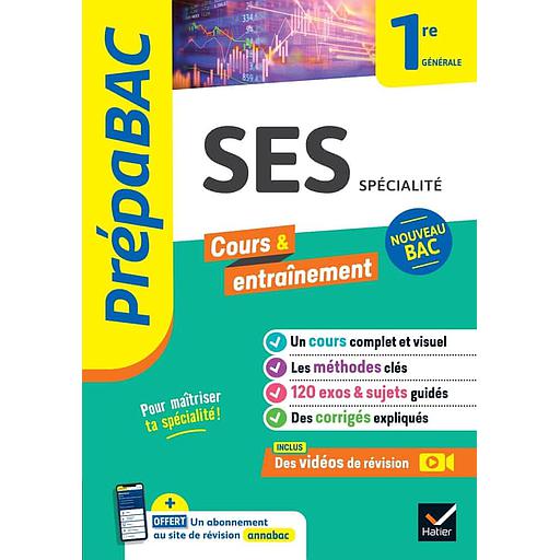 SES spécialité 1re générale
