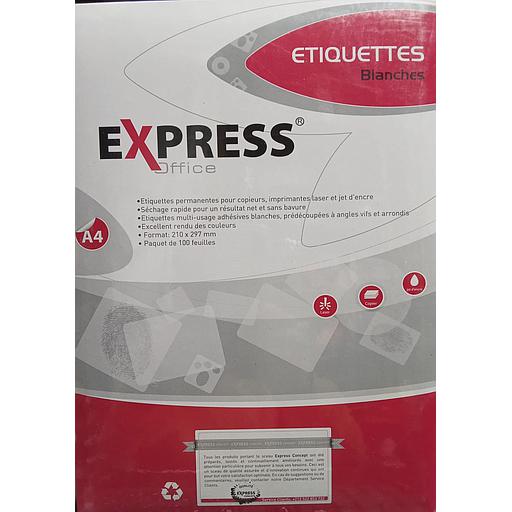 Paquet de100Etiquette A4 XO 029 70*37mm