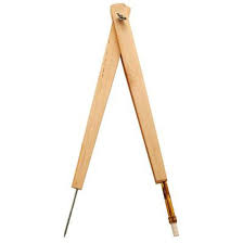 Compas en bois Grand format