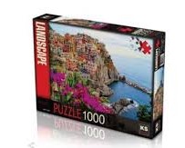Puzzle 1000 pcs village de manarolla Cinque