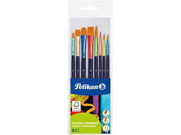 Pochette de 8 Pinceau Pélikan