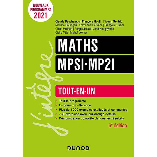 CAMPUS MATHS MPSI-MP2I - 6E ED. - TOUT-EN-UN