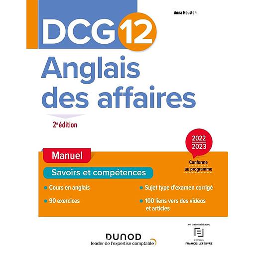 CAMPUS DCG 12 ANGLAIS DES AFFAIRES - MANUEL - 2E ED.