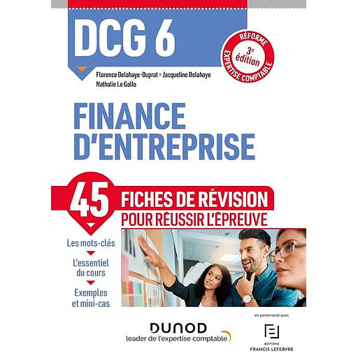 Campus DCG 6 Finance d'entreprise - Fiches de révision