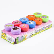 Ensemble de 10 tampons ronds inftalables pour enfants, cadeau scolaire,