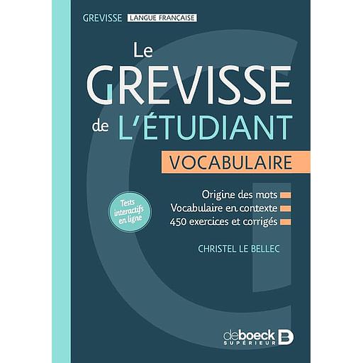 Le Grevisse de l'étudiant - Vocabulaire