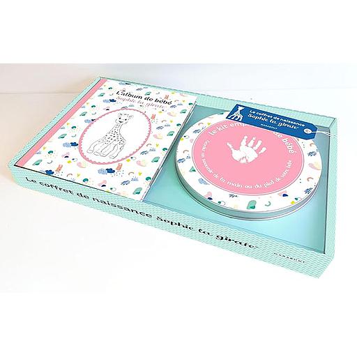 Le coffret de naissance empreinte avec Sophie la girafe