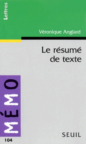 Le résumé de texte - Mémo