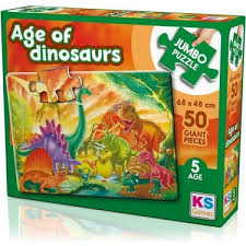 JUMBO PUZZEL - Age of dinosaurs 50 pcs