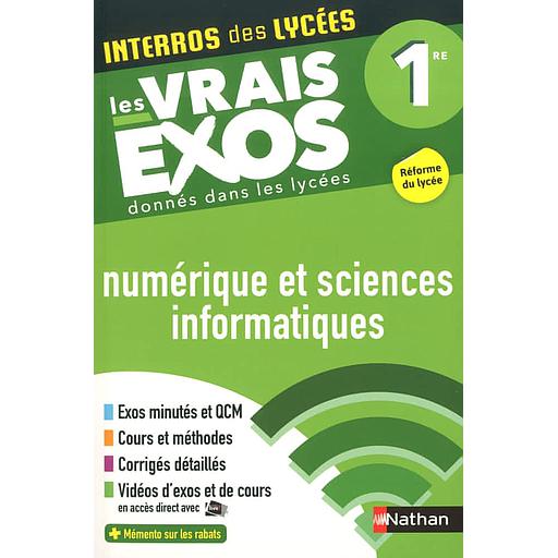 Numérique et sciences informatiques 1re