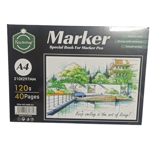 Bloc Dessin A4 120G 40 Pages