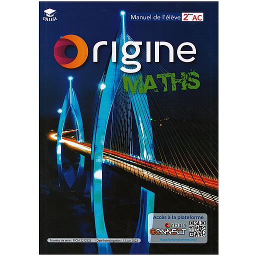 Origine MATHS 2éme AC