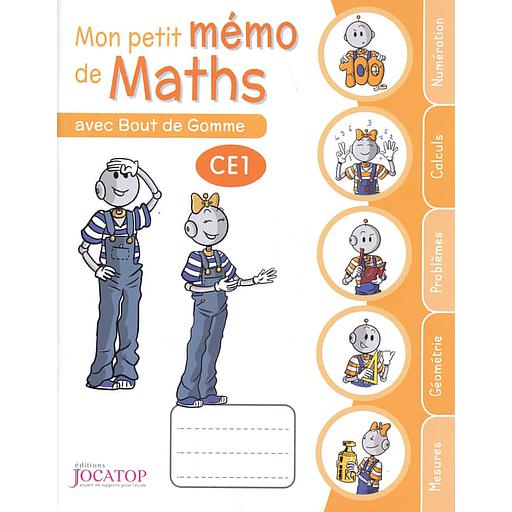 Mon petit mémo de maths avec Bout de Gomme CE1