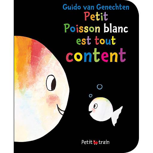 Petit poisson blanc est tout content