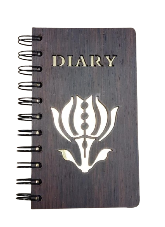 Note Book Spiral En Bois