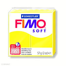Pâte à Modeler Fimo Soft 57G Jaune