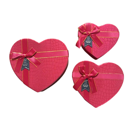 Boite Cadeaux En Forme de Cœur Rouge190 x 215MM