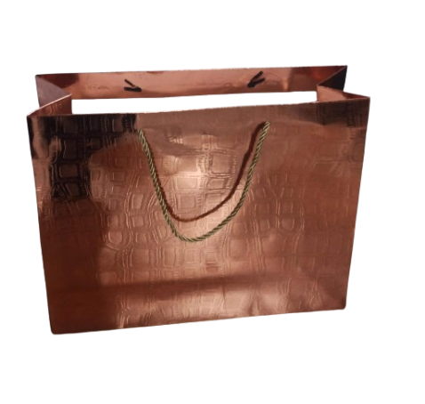 Sac Cadeau Bronze et Noir 260X320