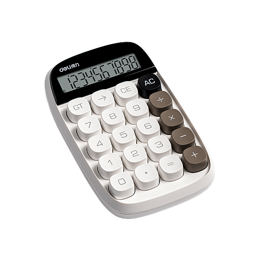 Calculatrice de Bureau Deli TE35 Blanc