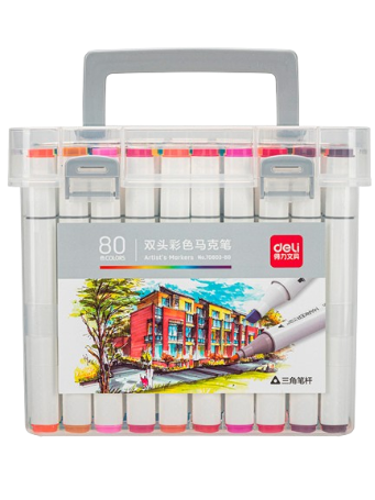 Boite de 80 Marker Double Point
