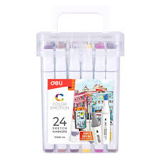 Boite de 24 Marker Double Point