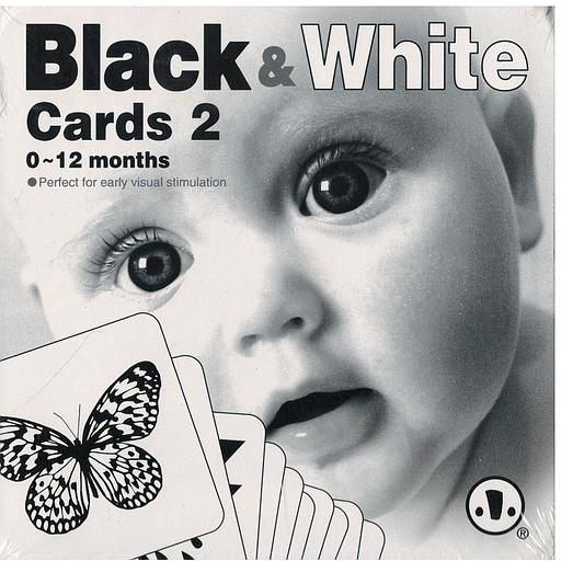 Black and White 0/12 months Cards 2