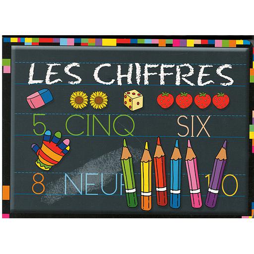 J'ECRIS ET J'EFFACE - LES CHIFFRES