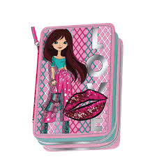 Trousse Garnie Graffiti Rouge