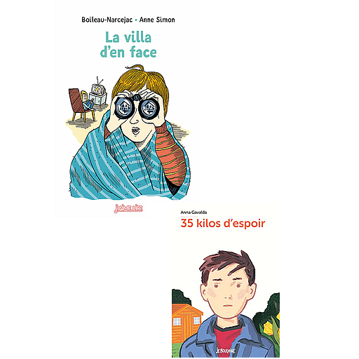 Pack Lecture suivie Nénuphar CM1(2 histoires: La villa d'en face, 35 kilos d'espoir)