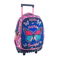 Cartable à Roulette 3 Compartiment  MUST N°17