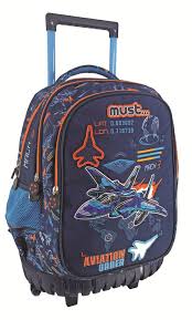 Cartable à Roulette 3 Compartiment Must