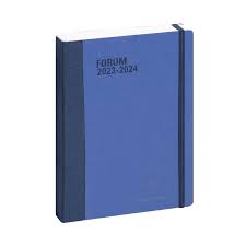 Agenda scolaire journalier 2024/2025 Exacompta - Bleu - 12 x 17 cm - Forum Age Bag