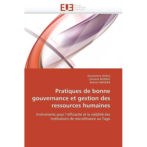 Pratiques de bonne gouvernance et gestion des ressources humaines