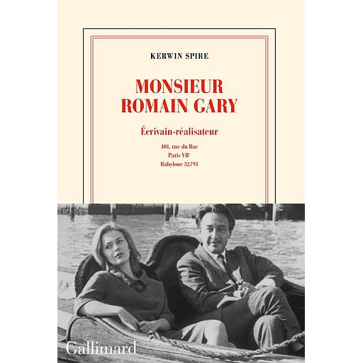 Monsieur Romain Gary - Ecrivain-réalisateur,  108, rue du Bac, Paris, VIIe, Babylone 32-93
