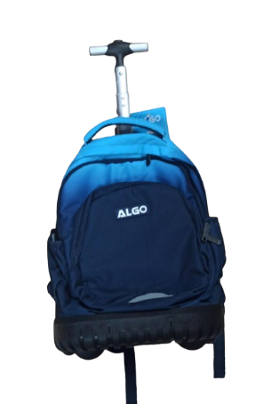 Pack Cartable à roulettes Algo 3 pièces Bleu Navy