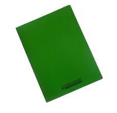 Cahier Pique Polypro 96P  24*32 90G Conquérant Vert