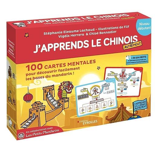 J'apprends le chinois autrement - 100 cartes mentales pour découvrir facilement les bases du mandarin !