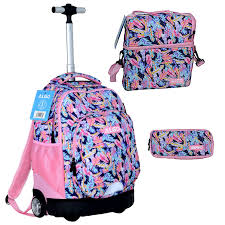 Pack Cartable à roulettes Algo 3 pièces