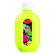 Bouteille de Peinture 300ML Jaune Néon