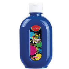 Bouteille de Peinture 300ML Bleu Néon