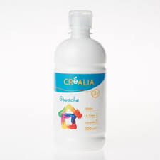Bouteille De 250 ML De Gouache Blanc