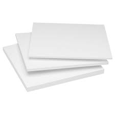 Carton Mousse - 70 x 100 cm - Blanc - 10 mm