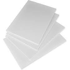 Carton Mousse - 42 x 29.7cm - Blanc - 5 mm