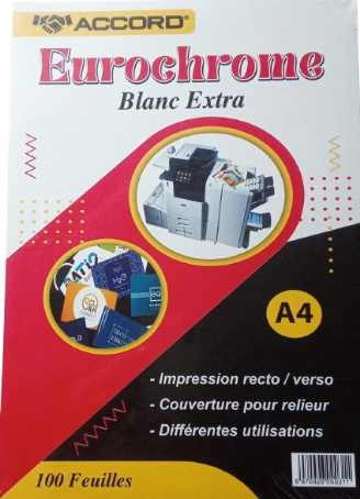 Paquet Eurocrom Cartonné Reliure 300G